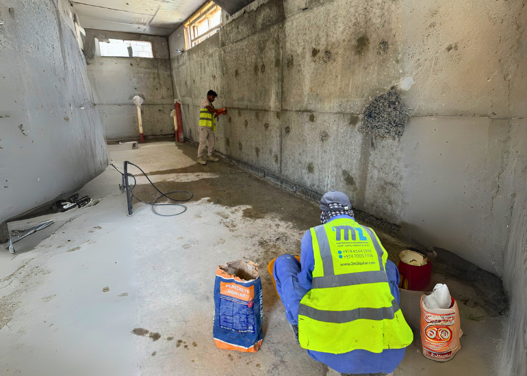 Crystalline waterproofing 