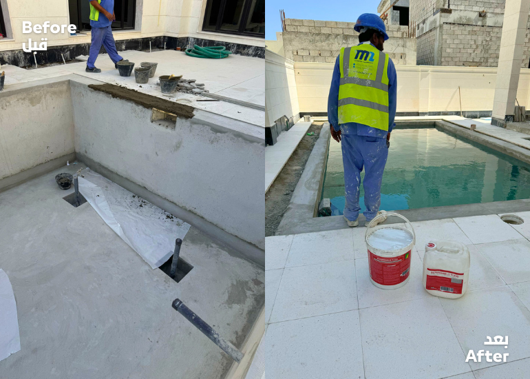 Pool Insulation with Cement Coating | Waterproof & Long-Lasting Protection